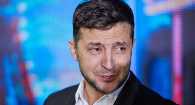 Кандидат в президенты Украины Владимир Зеленский.