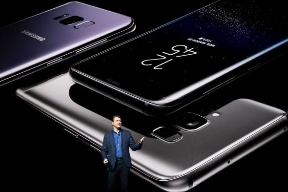 Precomenzile pentru Galaxy S8 au fost cele mai mari din istoria Samsung. Foto: Guliver/Getty Images