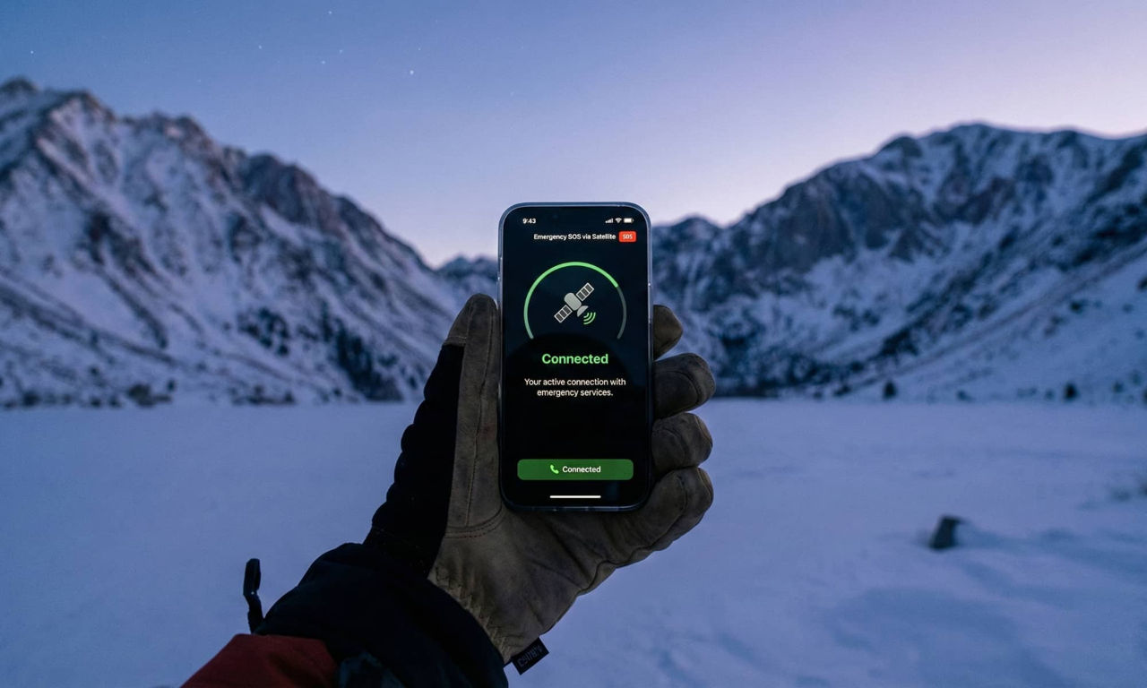 Conexiunea prin satelit a iPhone-ului a salvat schiori surprinși de o avalanșă.