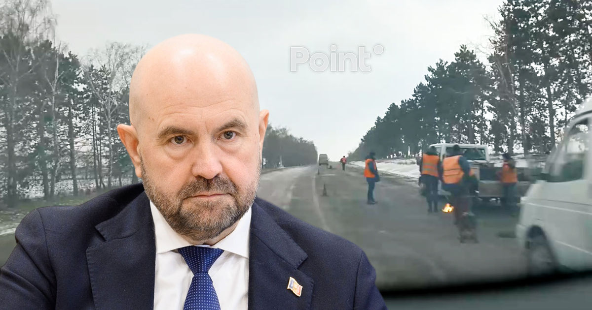 Gropile de pe traseul Bălți–Râșcani, plombate fix când venea Vladimir Bolea.