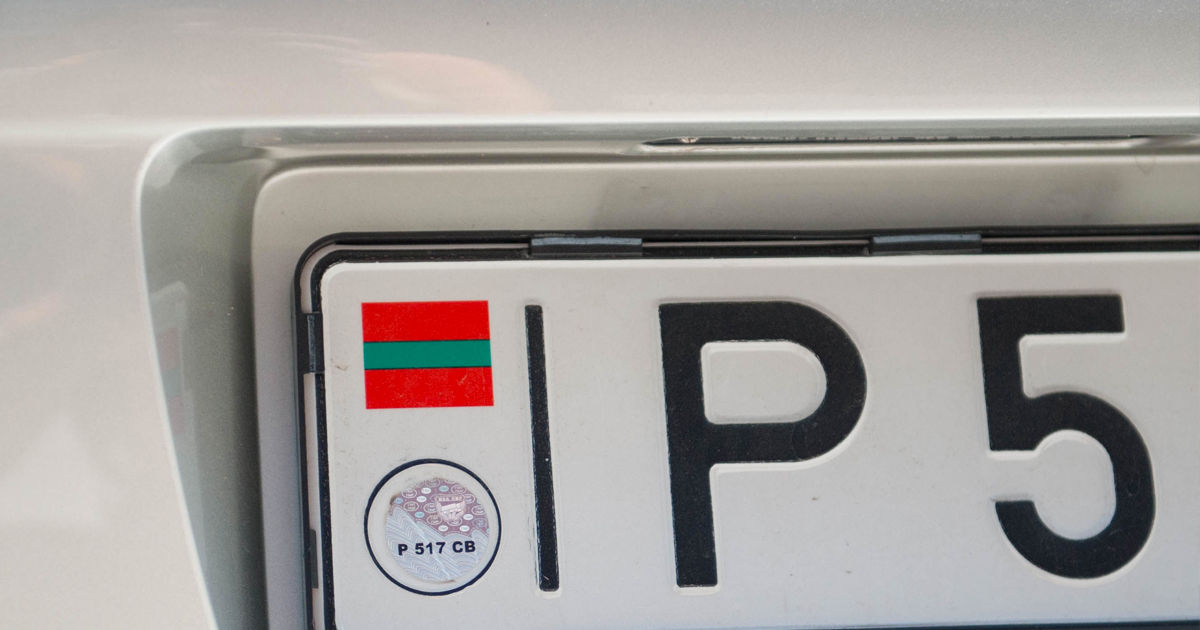 Кишинёв не планирует запрещать приднестровские номерные знаки.