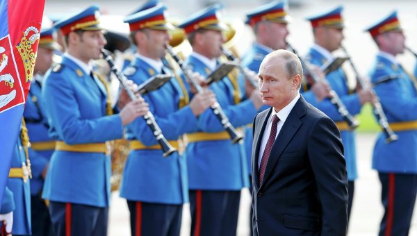 Путин: "Россия, как это было в прежние времена, всегда будет воспринимать Сербию как самого близкого союзника".