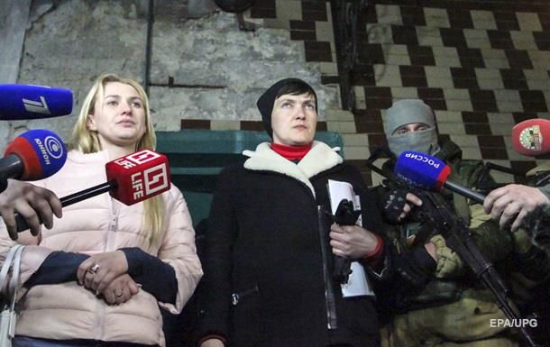 Внефракционный народный депутат Украины Надежда Савченко.