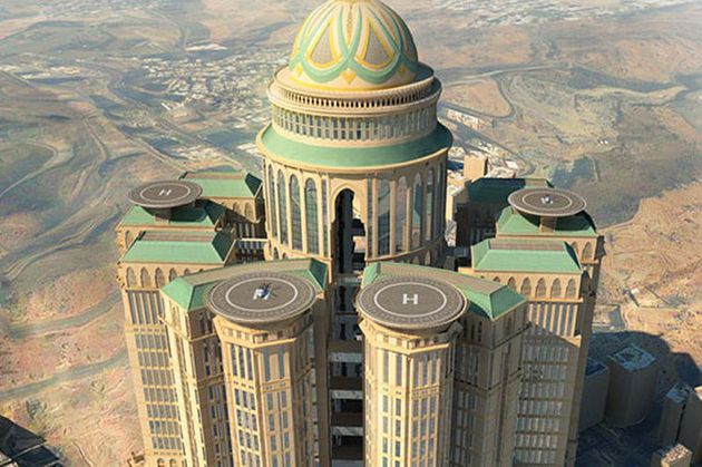 Cel mai mare hotel din lume va fi construit la Mecca.