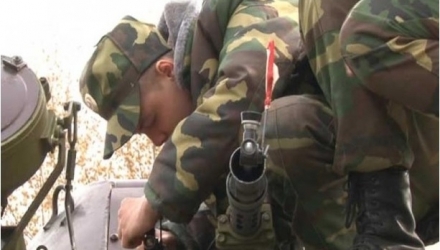 La aplicațiile militare au participat diverse formaţiuni militare, dar și cadeții Institutului Militar din Transnistria.