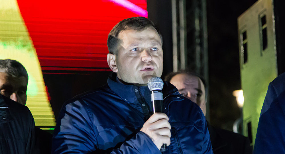 Andrei Năstase a confirmat că mitingul din 24 aprilie va fi organizat în comun cu Partidul Nostru al lui Renato Usatâi. Foto: Sputnik/ Мирослав Ротарь