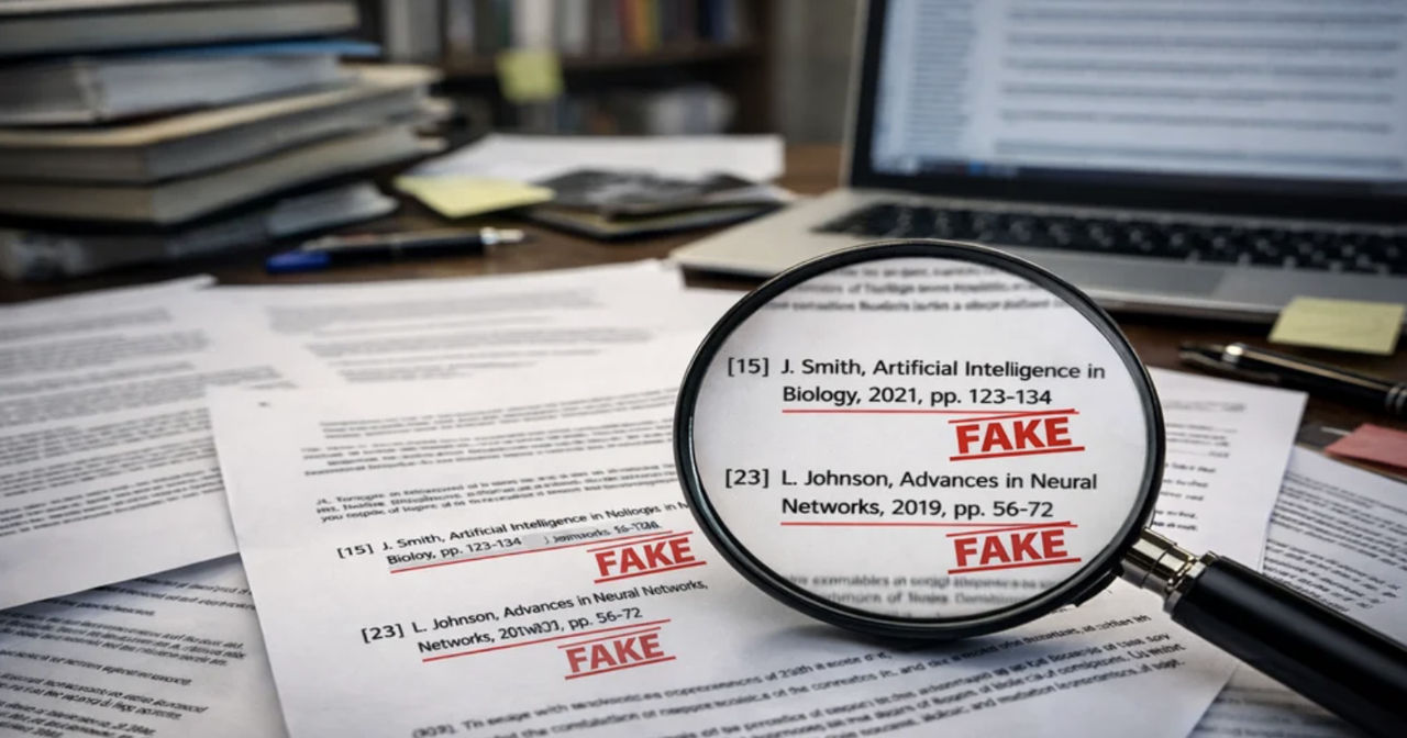 În articolele științifice au fost descoperite mii de referințe false generate de inteligența artificială.