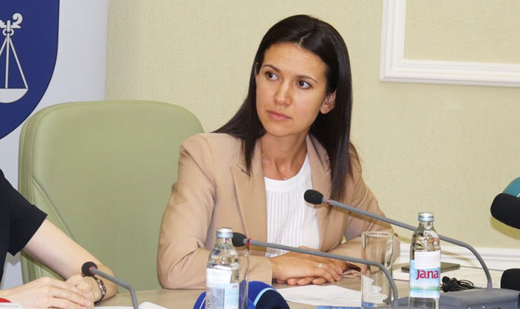 Министр юстиции Олеся Стамате. 
