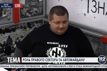 До недавнего времени Мосийчук находился в заключении. Кадр: Видео телеканала «112 Украина»