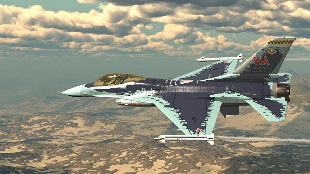 Опубликовано видео полета американского F-16, замаскированного под Су-57.