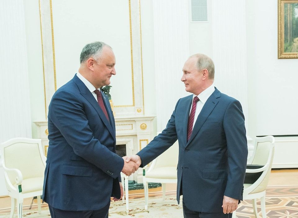 Додон о Путине: Если оппоненты боятся – значит, всё делается правильно.