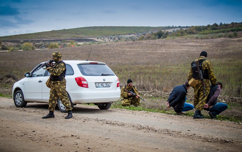 Astăzi, 25 mai, se desfăşoară  faza finală a exerciţiului antiterorist ,,Strong Border 2017”. Foto: border.gov.md