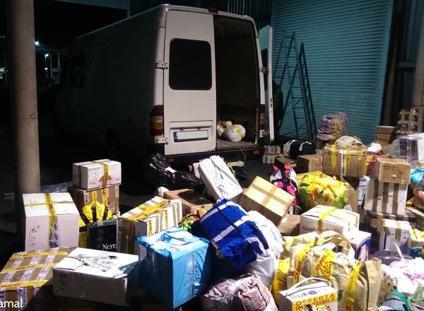 Moldovenii trimit de sărbători colete cu bucate tradiționale. Foto: protv.md