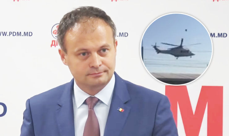 Candu, despre plimbările lui Plahotniuc cu elicopterul: Se interesează de eficiență. Foto: CrimeMoldova