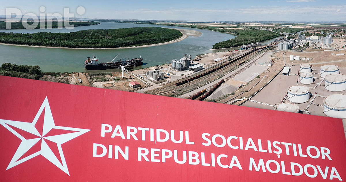 Dodon: Portul Giurgiulești e singura noastră ieșire la mare.