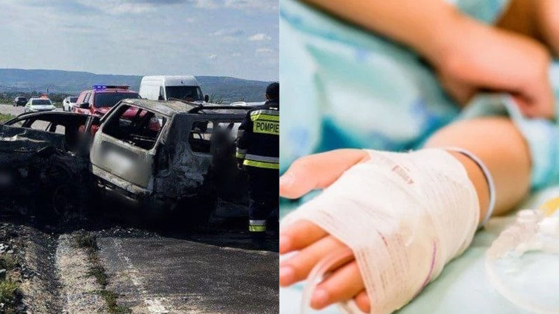 Trei dintre cei cinci copii răniți într-un accident în apropiere de Codreanca sunt în stare gravă.