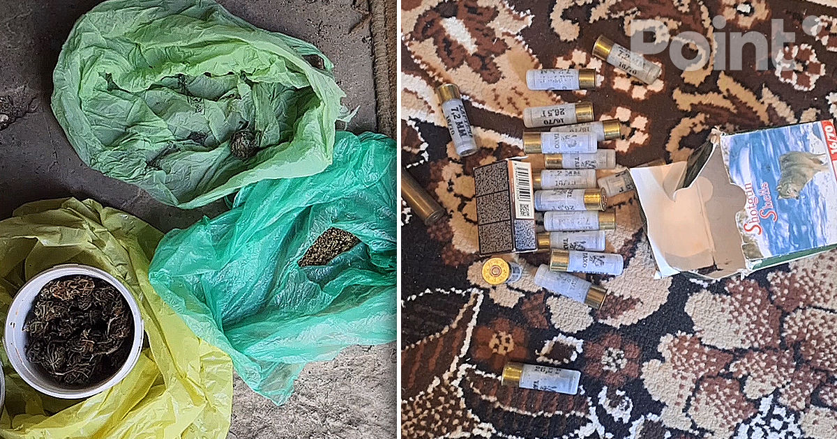 Percheziții la Cahul: Droguri de circa 200.000 de lei și muniții, ridicate de polițiști.