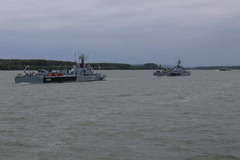 Украина и Румыния начали ежегодные военные учения в устье Дуная.