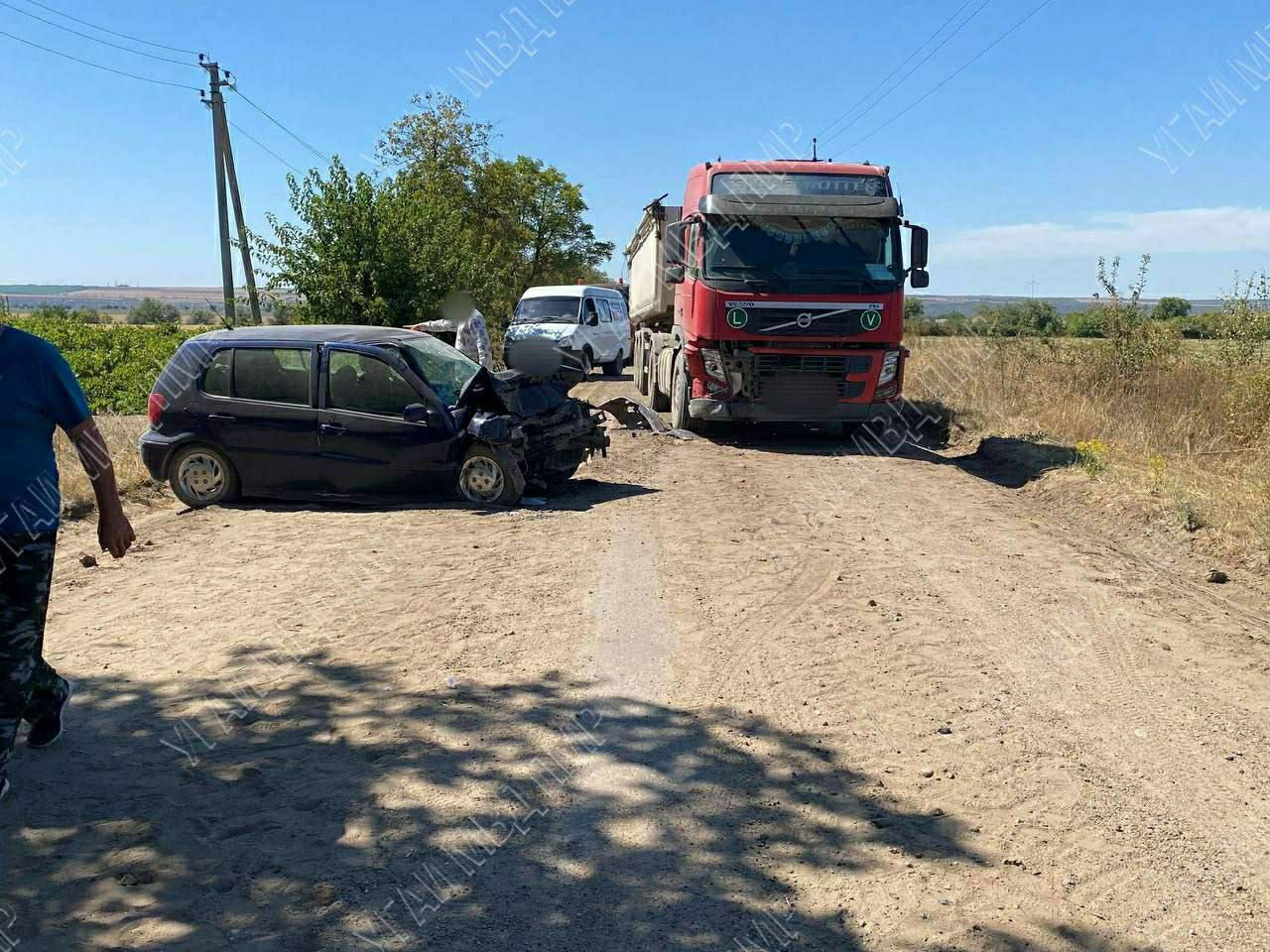 Accident în apropiere de Speia: Două persoane, spitalizate.