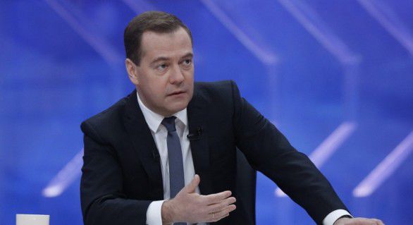 Premierul rus Dmitri Medvedev.