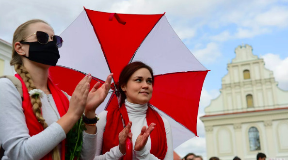 В Минске проходит женский митинг оппозиции.