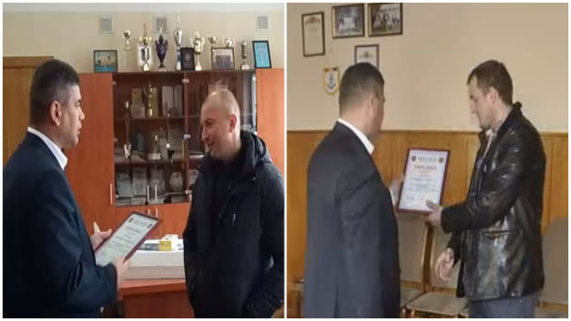 Дипломами за спасение жизни награждены двое жителей Кишинева.
