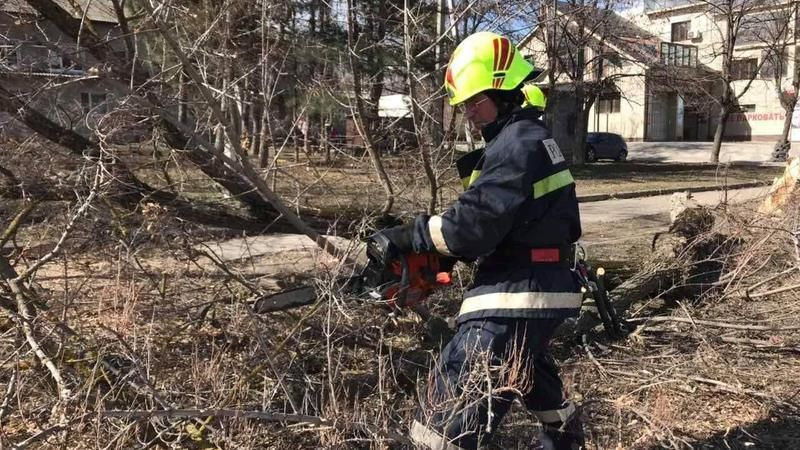 Сильный ветер стал причиной разрушений в городах Молдовы.