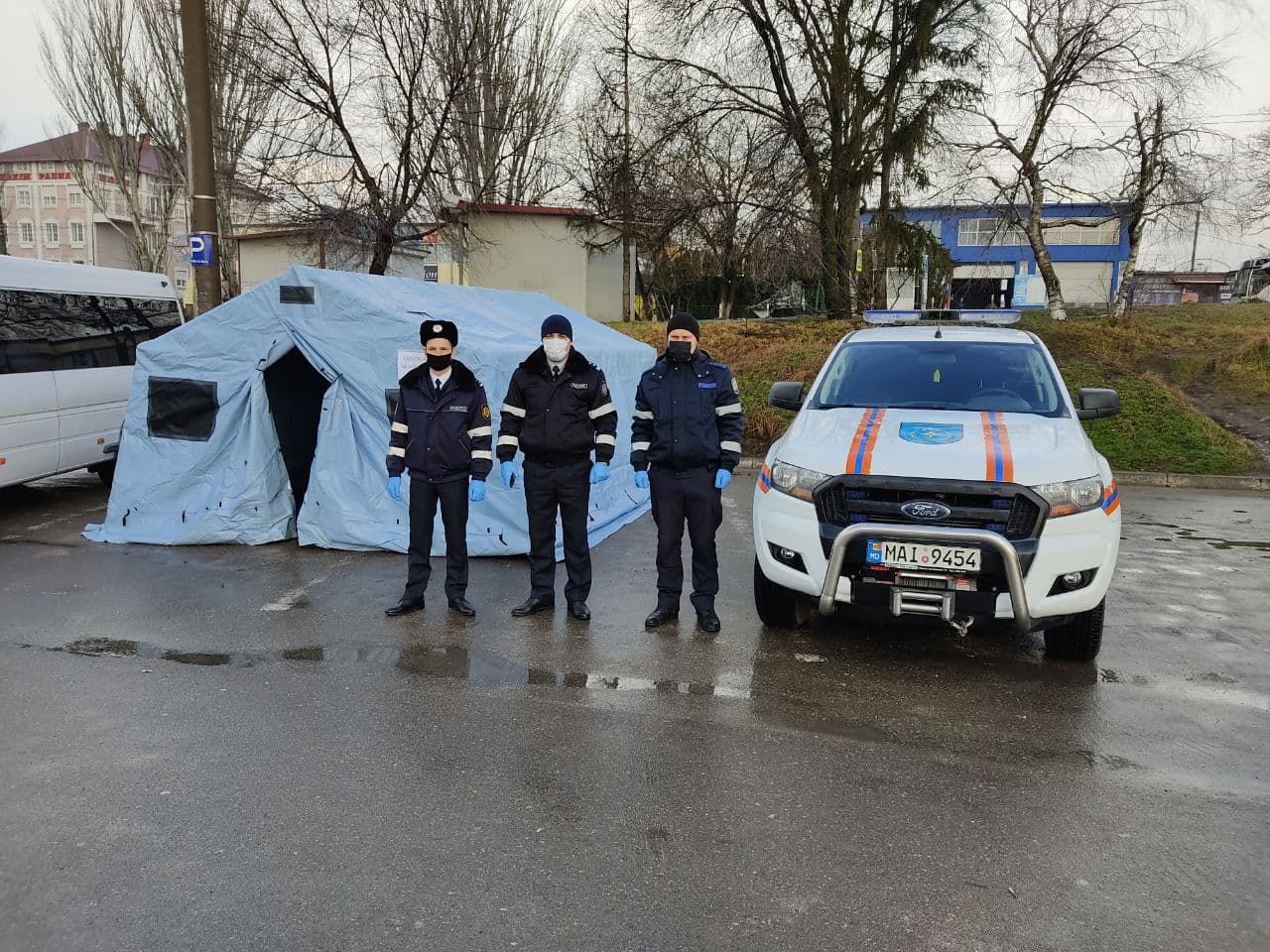 В Кишиневе продолжат работу палатки для информирования граждан о COVID.
