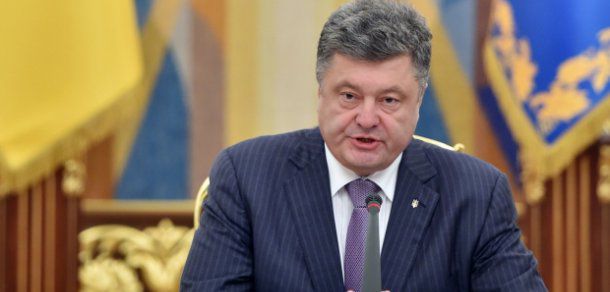 Președintele Petro Poroșenko este convins că imperiile nu se schimbă. Foto: mondonews.ro