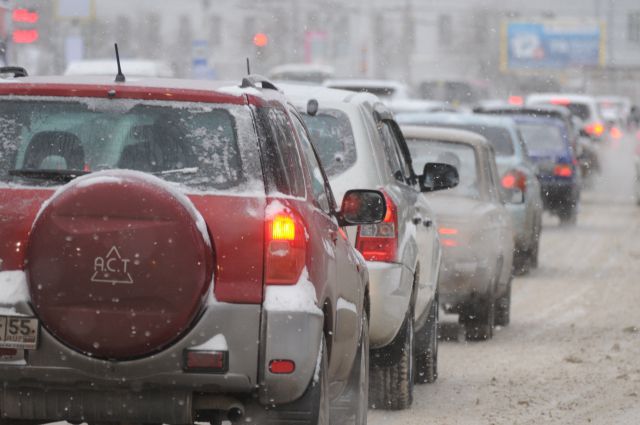 Служба InfoTrafic сообщает о дорожных пробках в Центре.