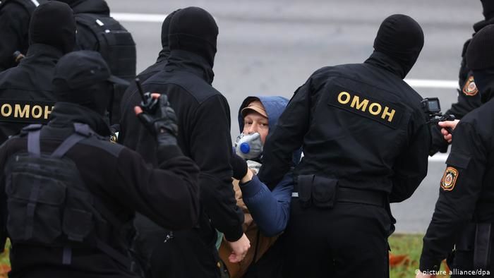 В ходе акции протестов в Белоруссии задержаны более 100 человек . Фото: dw.com.