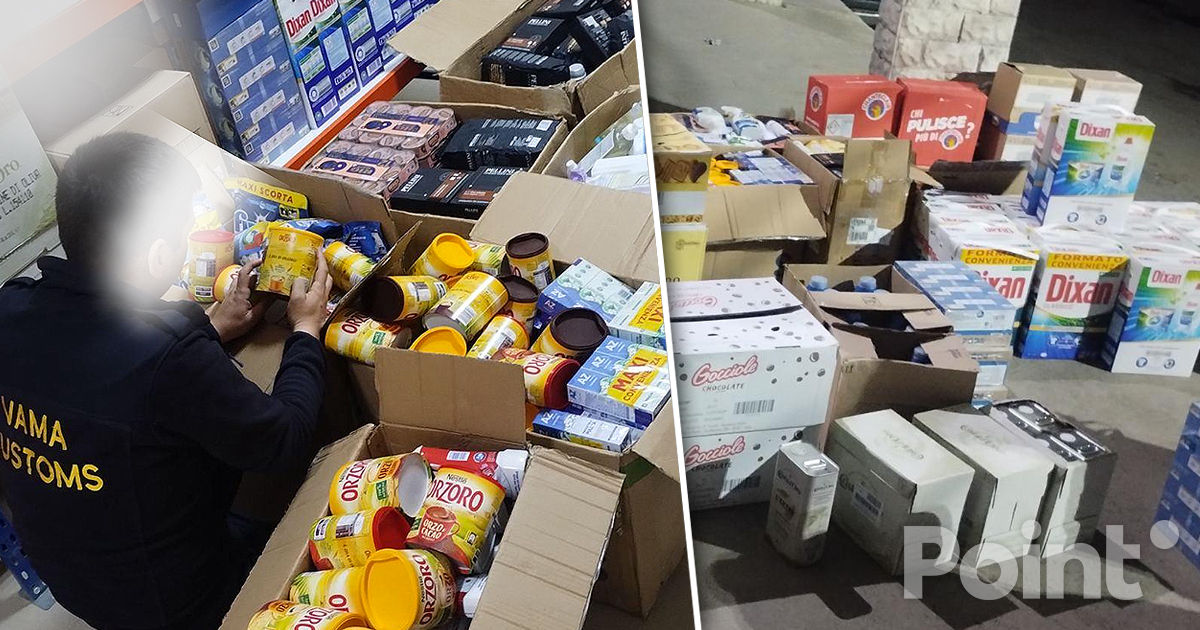 Un lot comercial de marfă de contrabandă, confiscat în apropiere de Bardar.
