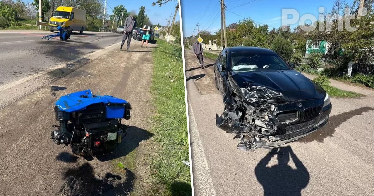 ДТП в Сорокском районе: госпитализировали молодого человека.