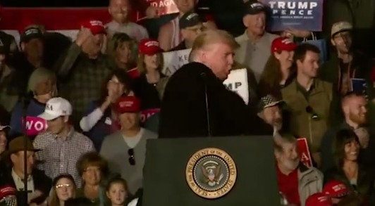 Трамп похвалил конгрессмена за нападение на журналиста.