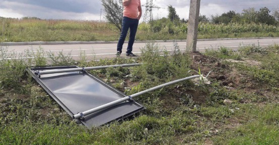 Повредившим дорожные знаки в Чореску грозит до 15 тыс. леев штрафа.