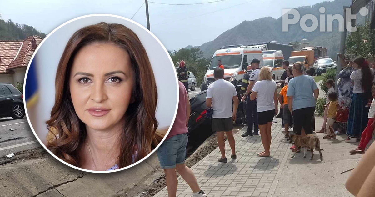 Un ministru al României, implicat într-un accident rutier. Mașina s-a răsturnat.