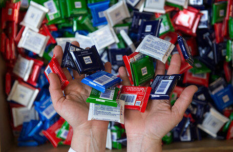 Власти Германии запретили называть новую плитку Ritter Sport шоколадом.