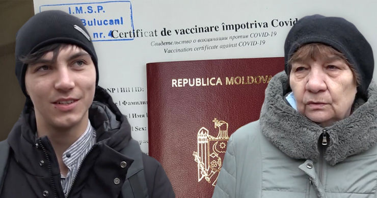 Граждане о сертификатах вакцинации: Нужно дать возможность выбирать. Коллаж Point.md.