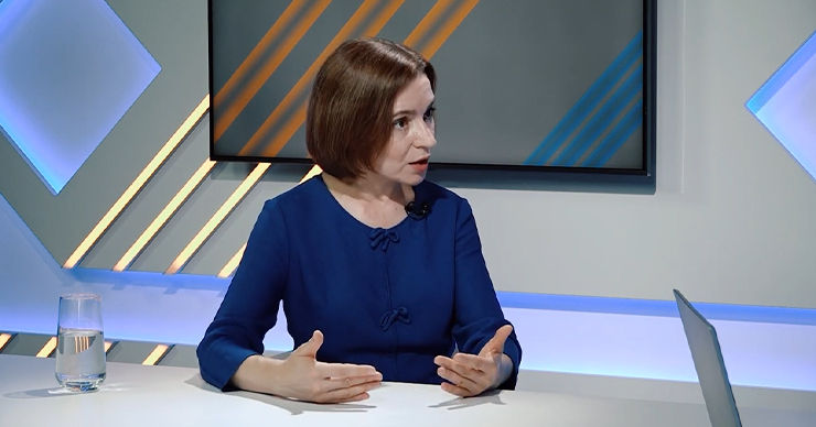 Президент Майя Санду.
