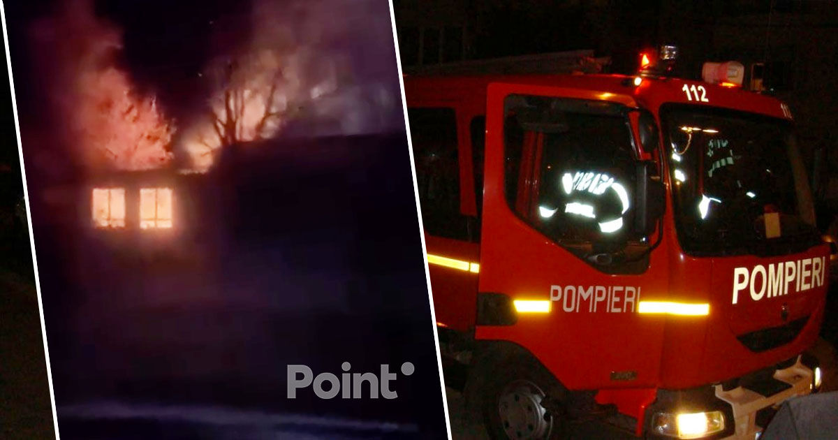 Incendiu în raionul Râșcani: O casă, cuprinsă de flăcări.