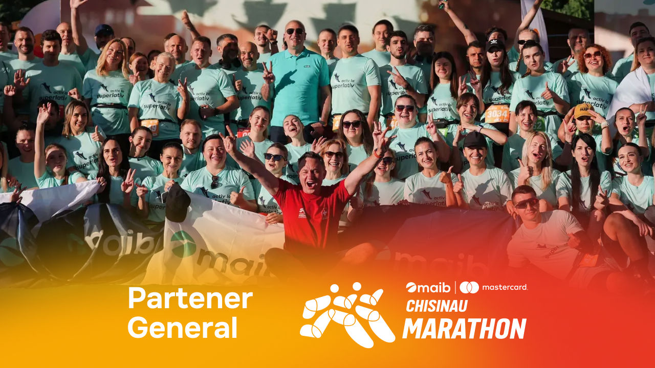 Maib și Mastercard, parteneri generali ai Chisinau Marathon 2026 Ⓟ