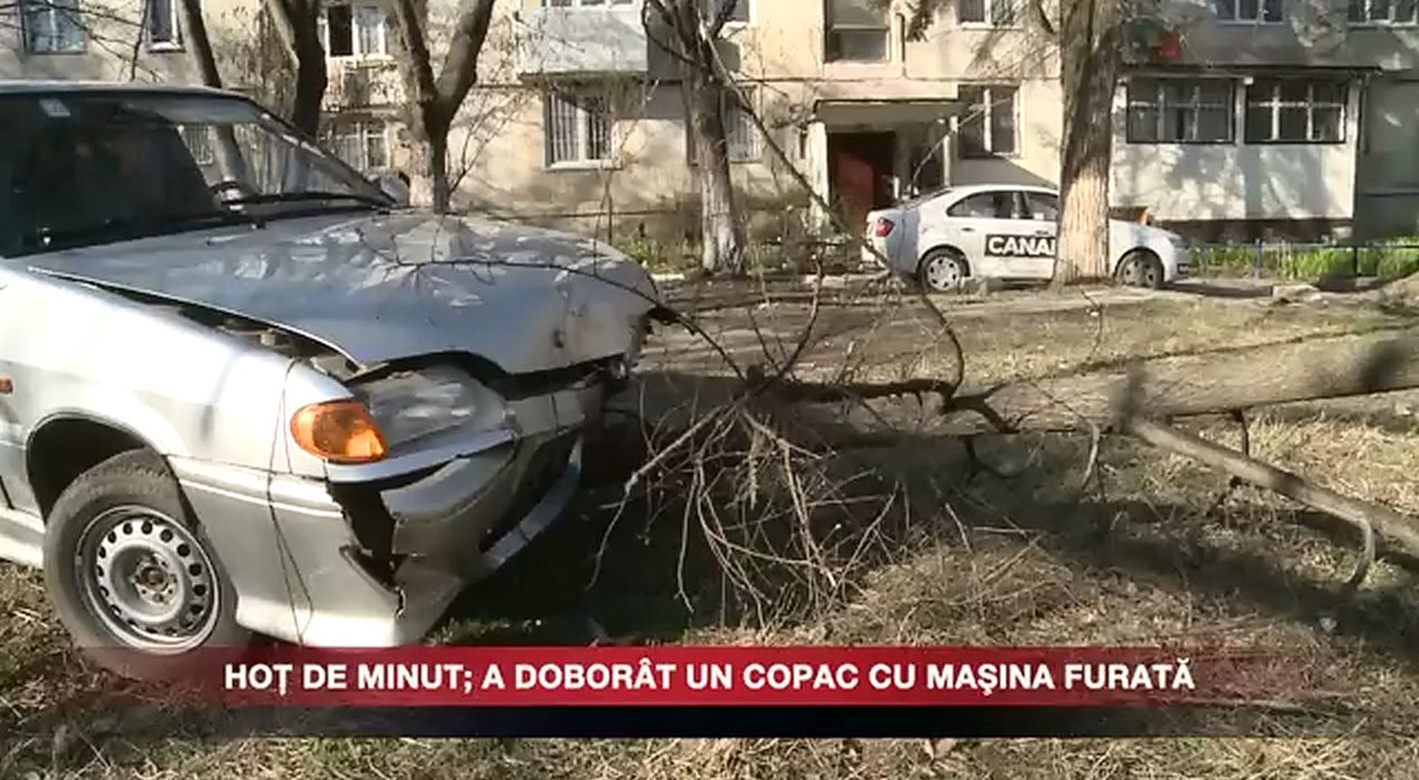 Tânărul nu a avut de suferit în urma incidentului în care a fost implicat. Foto: canal3.md