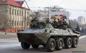 Militari ruşi din Transnistria au efectuat marţi manevre, relatează Le Figaro în ediţia electronică.
