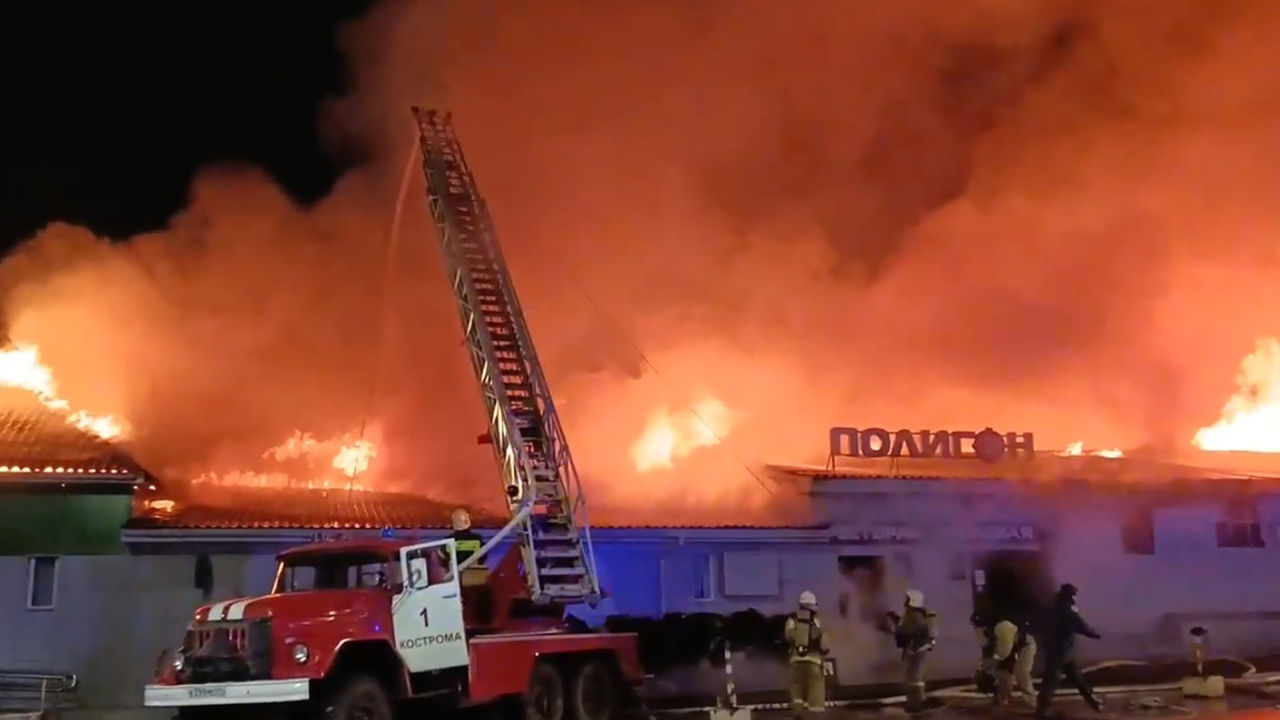 На видео можно увидеть толпу посетителей. 