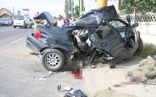 Şi în oraşul Cahul, pe strada Prospectul Republicii, a avut loc un accident rutier.