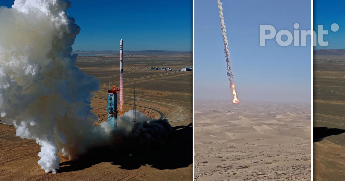 O rachetă spațială, concurentă a SpaceX, s-a prăbușit în China.