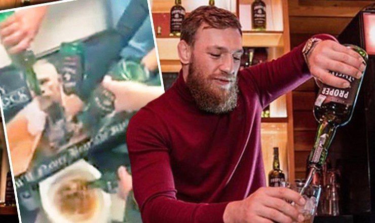 Ирландский паб Salty Shamrock вылил виски фирмы бойца UFC Конора Макгрегора в унитаз.