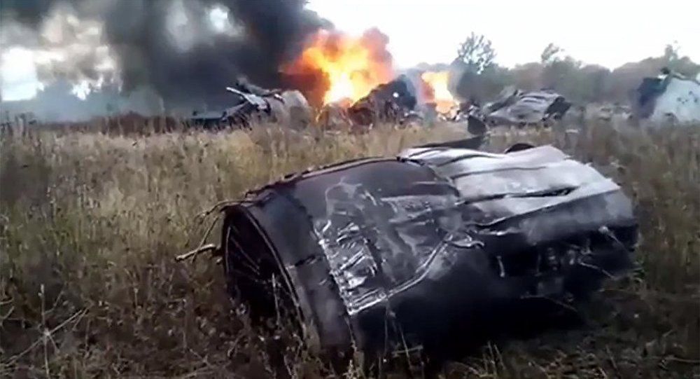 Момент крушения Миг-29 попал на видео.