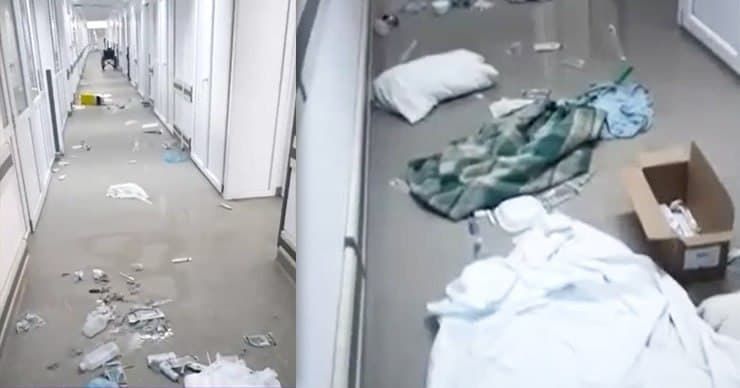 В Румынии мужчина с COVID обиделся на врачей и устроил погром в больнице. Коллаж: Point.md