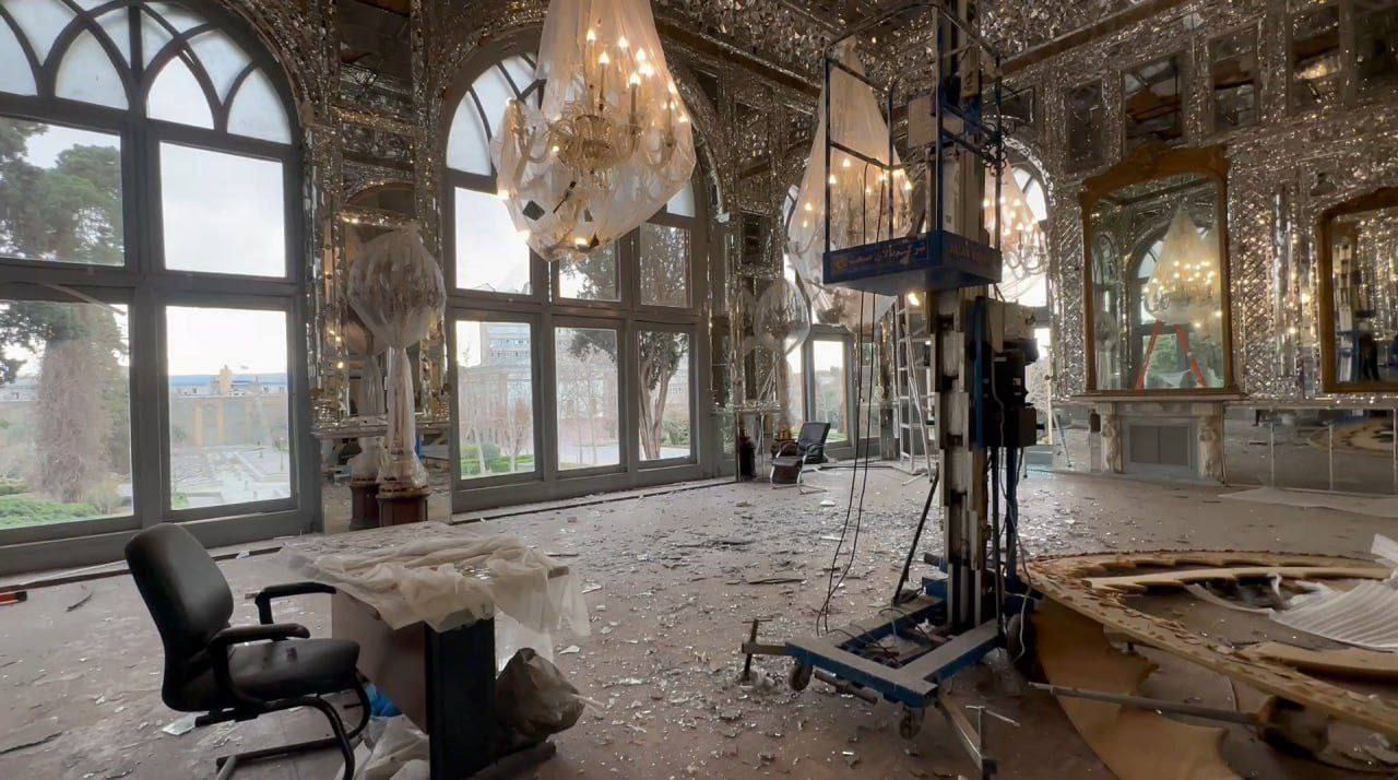 Palatul Golestan, un monument esențial al arhitecturii persane din Teheran, a fost avariat.